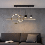 Gorrsen LED Linear Chandelier - Black
